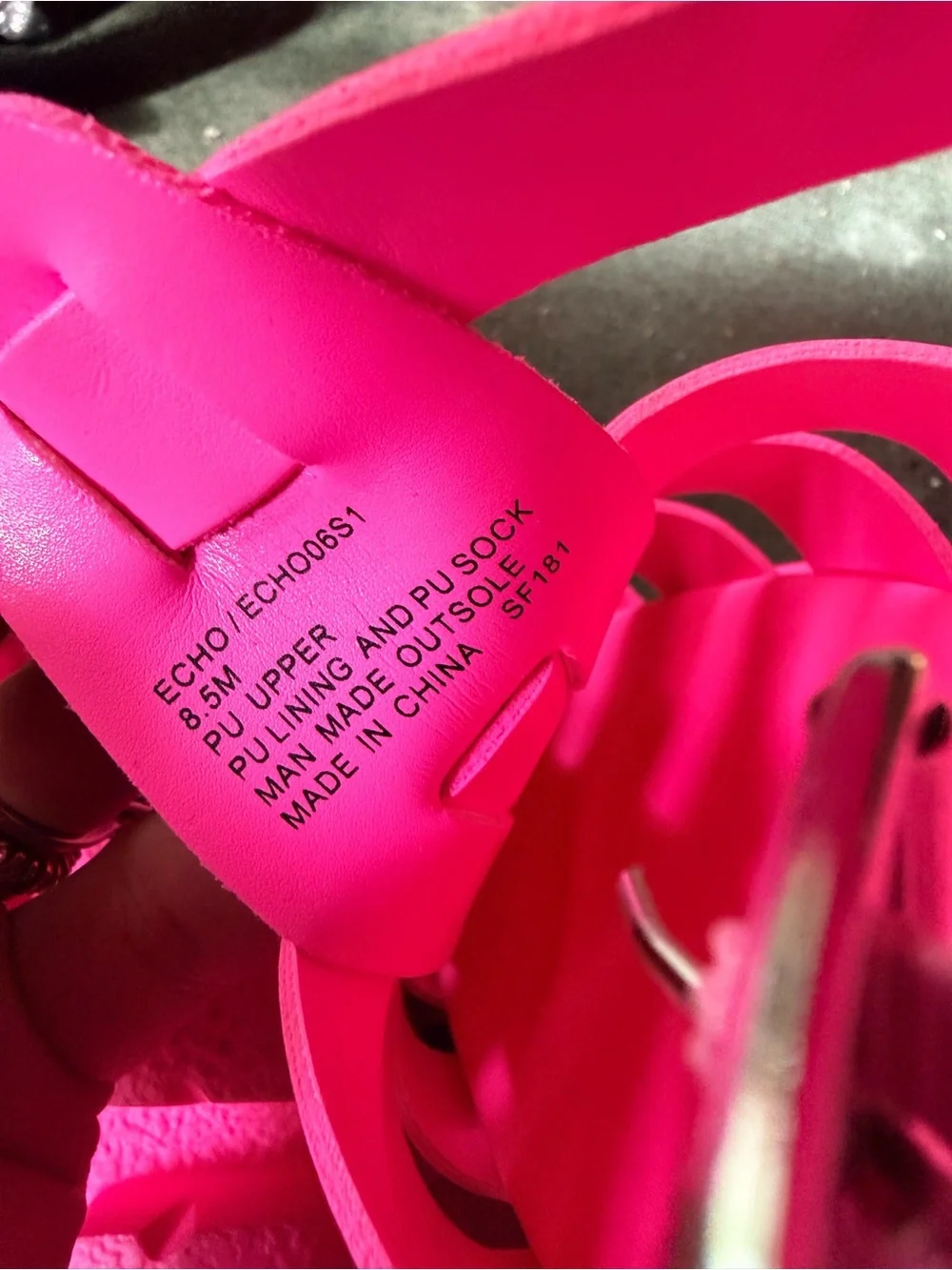 Steve Madden Neon Hot Pink Chunky Platform Sandals